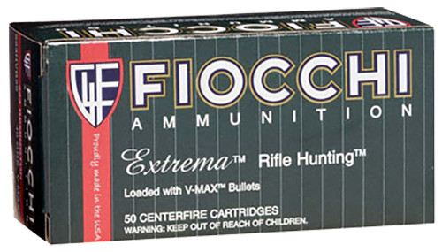 Fiocchi 223HVA50 223 Rem Hornady V Max 50 Grain Hunting Ammunition - Box of 50 Rounds