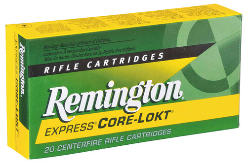 Remington Ammunition Core-Lokt 25-06 Rem Pointed Soft Point Bullet, 100 Grain, 20 Rounds