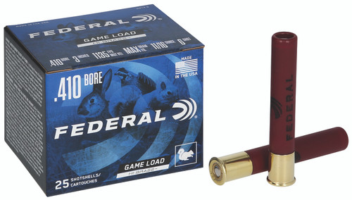 Federal Game-Shok Upland Heavy Field Loads 410 Gauge, 3-Inch, 6 Shot, 11/16 oz, 1135 fps - 25 Rounds per Box