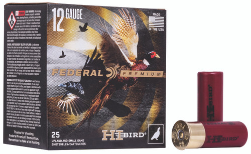 Federal Hi-Bird 12 Gauge 1-1/4 oz Lead Shotshells with Soft Cell Technology, 2.75 inch, Shot Size 6