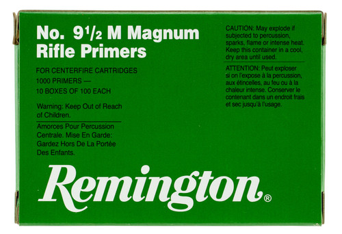 Remington Ammunition 22622 Magnum Rifle Primers, 9 1/2 Size, 100 Count