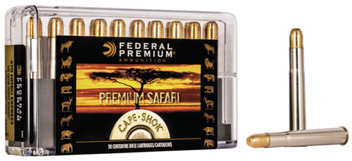 Federal Trophy Bonded Sledgehammer Solid Ammunition for 470 Nitro Express - 500 Grain, Box of 20