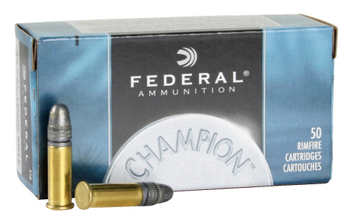 Federal Champion 510 .22 LR Lead Round Nose Ammunition  Reliable Target Shooting Performance