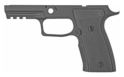 Sig Sauer P320 AXG Alloy X Grip Module – Black with Hogue G10 Panels and Extended Beavertail