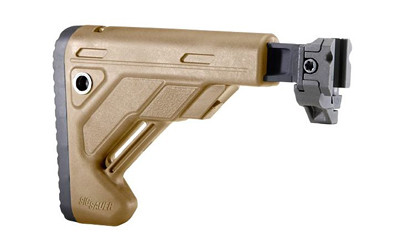 Sig Sauer STOCK-X-FOLD-TELE-FDE Collapsible Stock Assembly for MCX and MPX in Flat Dark Earth