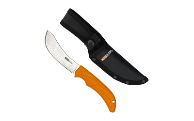AccuSharp Butcher Knife Model 732C - Durable Fixed Blade with Orange Handle