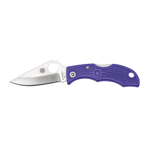Spyderco Ladybug 3 Folding Knife with VG-10 Blade and Purple Handle