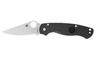 Spyderco Para Military 2 Lightweight Folding Knife with CTS BD1N Steel - Black Handle