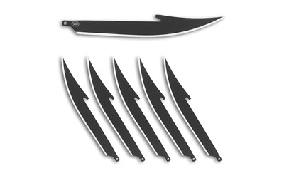 Outdoor Edge Edge Filet Blades Replacement Pack - 6 Black Blades, Model RR50K-6C