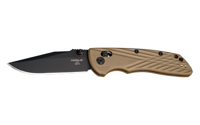 Hogue Deka 3.25-Inch Folding Knife with CPM MagnaCut Steel, Flat Dark Earth Handle