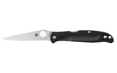 Spyderco Charisma Lightweight Folding Knife with CTS BD1N Steel, Black Handle