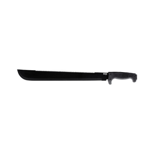 SOG Knives & Tools SOGfari Machete 18-inch with Saw Back and Textured Handle