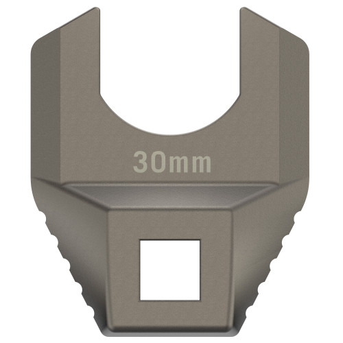 Real Avid Master-Fit 30mm Free-Float Barrel Nut Wrench - Precision Titanium Coated Stainless Steel