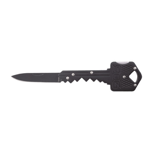 SOG Key Knife Black 1.5-inch Folding Knife with Lockback Mechanism