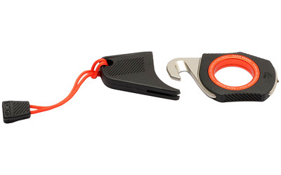 SOG Rapid Rescue Black and Red Folding Tool with Seatbelt Cutter and Glass Breaker