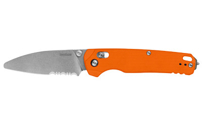 Kershaw Bel Air XL EMT Folding Knife with MagnaCut Blade and Orange Handle