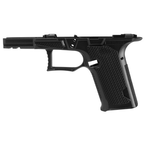 Lone Wolf Distributors LWD Dusk 19 Compact Frame with Textured Grip and Flared Magwell, Black Polymer