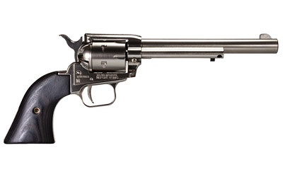 Heritage Rough Rider .22 LR Single Action Revolver with Nickel Finish and 6.5-Inch Barrel - Model RR22NI6