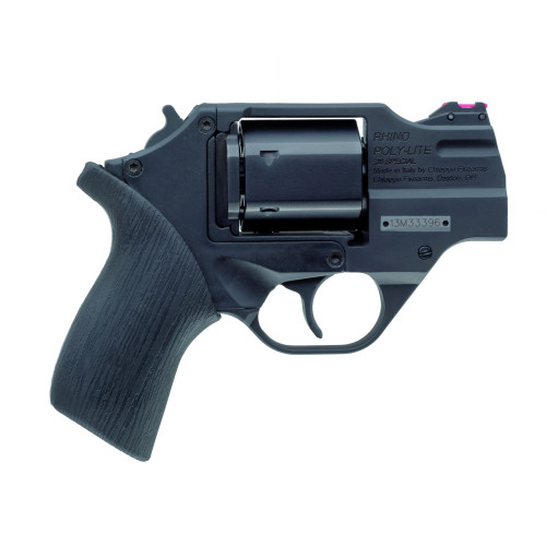 Chiappa Firearms Rhino DA/SA .357 Magnum Revolver with 2-Inch Barrel, 6-Round Capacity, Black Alloy Frame