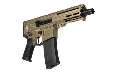 CMMG Dissent MK4 .300 Blackout Semi-Automatic Rifle with 6.5-Inch Barrel and Coyote Tan Finish