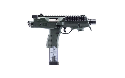 B&T TP9 9mm Semi-Auto Pistol with Olive Drab Green Finish and 30-Round Magazine
