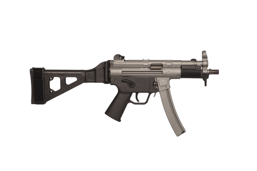 Heckler & Koch SP5K-PDW 9mm Semi-Auto Pistol with Gray Cerakote Finish and SB Pistol Brace