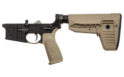 Bravo Company Factory Blem Complete Lower Receiver with BCM SOPMOD Stock in Flat Dark Earth (Part Number: BCMLRG-RMS-STK-MOD-1-SPMD-FDE-COSMO)