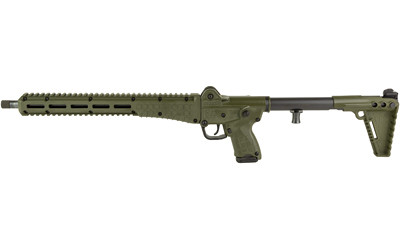 Kel-Tec Sub 2000 9mm Carbine with Green Polymer Stock and Adjustable Sights