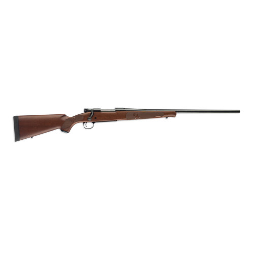 Winchester Repeating Arms Model 70 Bolt-Action Rifle in 22-250 Remington, Black Finish, 22-inch Barrel, Wood Stock