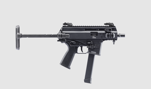 B&T APC9K Pro 9mm Short Barrel Rifle with Tele Stock and Flip-Up Sights