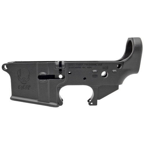 Grey Ghost Precision Cornerstone Stripped Lower Receiver – 223 Remington, Black