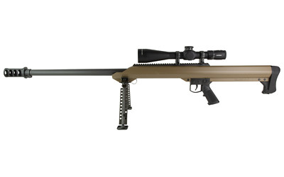 Barrett Model 99 Single Shot Rifle in 50 BMG with 32-inch Heavy Barrel, Flat Dark Earth Finish