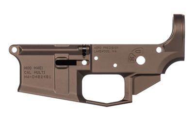 Aero Precision M4E1 Stripped Lower Receiver in Kodiak Brown  Multi-Caliber Semi-Automatic AR-15 Part