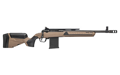 Savage Arms Model 110 Scout V2 Bolt Action Rifle in Coyote Tan with 16.5-Inch Barrel, 450 Bushmaster Caliber