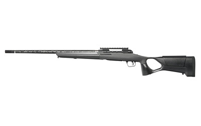 Savage Arms 110 KLYM V2, Bolt Action Rifle, 7MM PRC, 22 Carbon Fiber Wrapped Barrel, Threaded 5/8x24, Fine Ballistic Tools Carbon Fiber Stock, Cerakote Finish, Black, 1 Detachable Magazine, 2 Rounds 33043