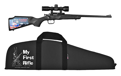Keystone Sporting Arms Crickett .22 LR Bolt Action Rifle, Compact Black Synthetic Stock