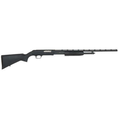 Mossberg Model 500 410 Bore Pump Action Shotgun with 24-Inch Vent Rib Barrel, Synthetic Stock, and Bead Sight