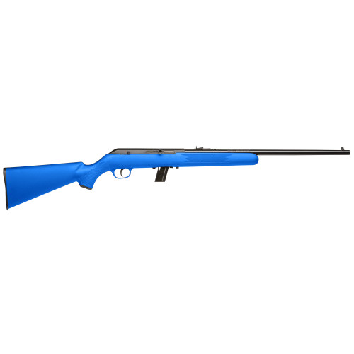 Savage Arms Model 64F .22 LR Semi-Automatic Rifle with 21-Inch Barrel, 10-Round Capacity, Blue Synthetic Stock