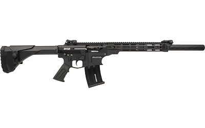 Derya DY12 CA-MRB 12 Gauge Semi-Automatic Shotgun with Fixed Magazine, 20 Inch Barrel, Black
