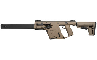 KRISS USA Inc Vector CRB 9mm Carbine with Recoil Mitigation System, 16-inch Threaded Barrel, Flat Dark Earth Finish