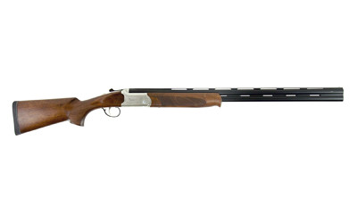 American Tactical ATI Cavalry SX Compact 20 Gauge Over/Under Shotgun with Walnut Stock and Silver Finish