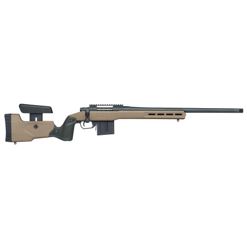 Mossberg Patriot LR Tactical 6.5 Creedmoor Rifle with 22-inch Threaded Barrel and Flat Dark Earth Finish