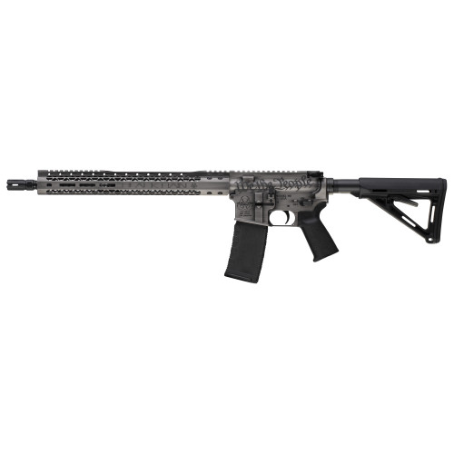 Black Rain Ordnance We The People AR-15 Rifle - 16 Inch Barrel, Gray Finish with Magpul MOE Stock