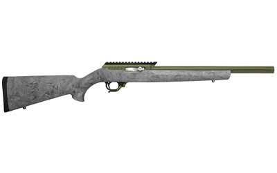 Tactical Solutions X-Ring VR .22LR Semi-Automatic Rifle with Threaded Barrel and Hogue Stock in Olive Drab Green