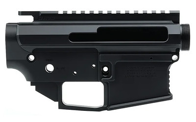 LanTac USA LLC Raven Billet Lower and Upper Receiver Set with USC Side Charging - Multi-Caliber Black