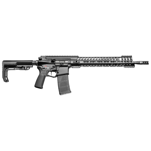 Patriot Ordnance Factory P415 EDGE GEN4 .223 Remington AR-15 Rifle with 16.5-Inch Barrel, Black Polymer Stock