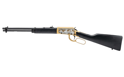 Rossi Rio Bravo .22 LR Lever-Action Rifle with Gold Finish and 18-Inch Barrel