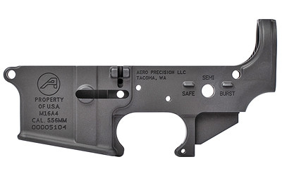 Aero Precision M16A4 Clone Lower, Semi-automatic, 223 Remington/5.56 NATO, Anodized Finish, Black APAR148017C