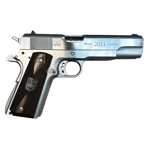 American Precision Firearms Second Century .45 ACP Double-Barreled Semi-Automatic Pistol, 5-Inch Barrel, 14-Round Capacity