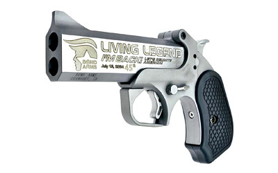 Bond Arms DT47 45 Colt / 410 Bore Derringer with Satin Finish and Engraving - 4.25 Inch Barrel